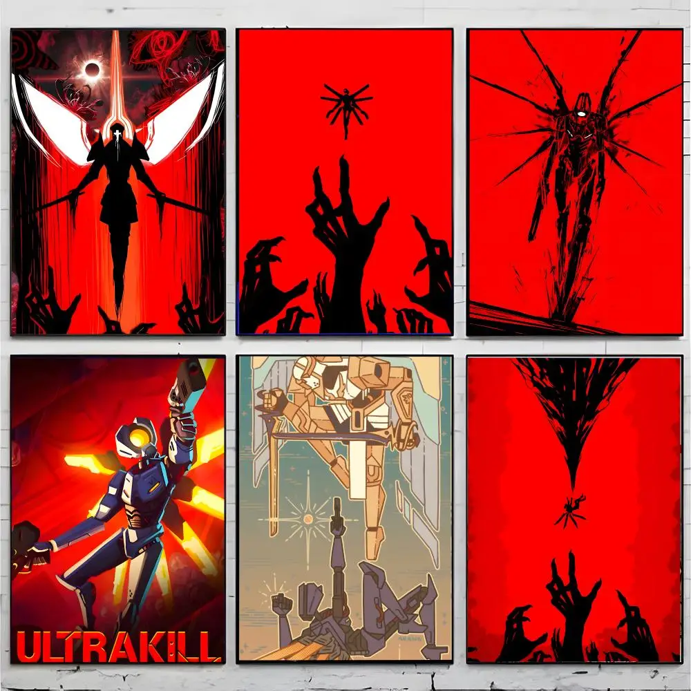 Poster Superior Home Space Pub Indoor Decorative Art & Home Decor Game Violent U-ULTRAKILL