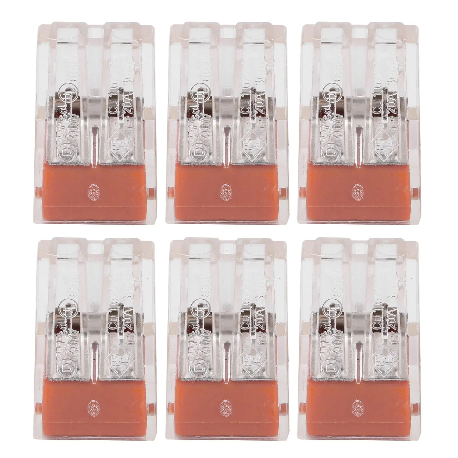 100pcs PCT Quick Connect Terminal Hard Flexible Wire Universal Construction  Holes