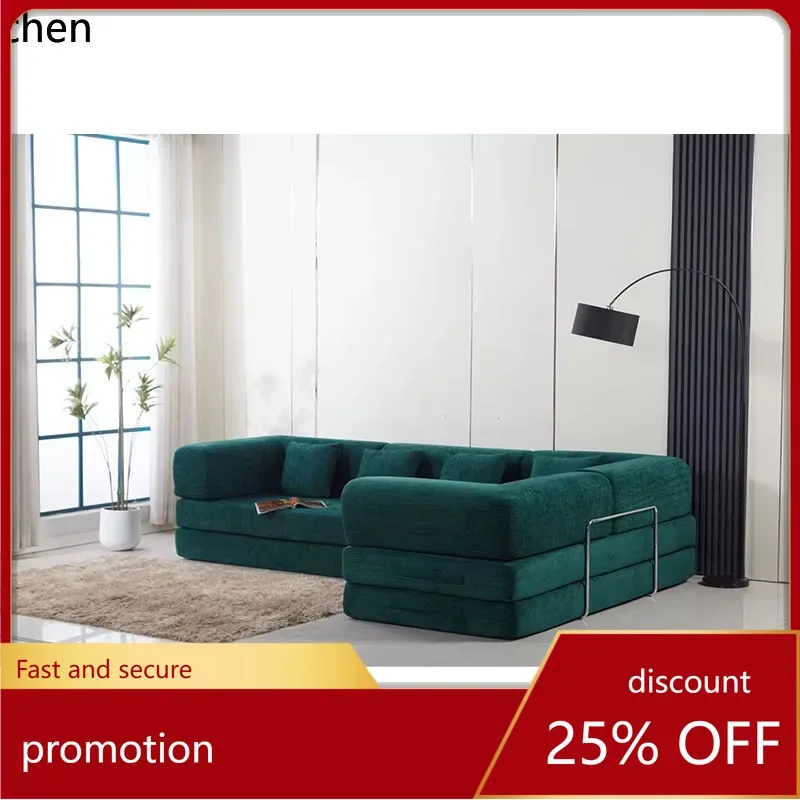 H29- french fabric vintage sofa retro vacuum compressed sofa modular sectional foldable small apartment living room sofa