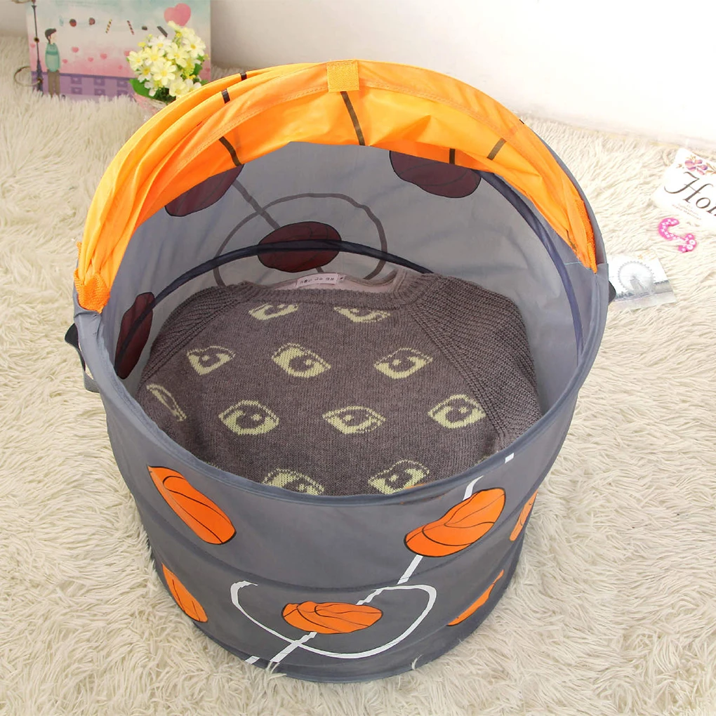 Save Space With Stylish Folded Cloth Basket Large Laundry Loads Elegant With Lid Laundry Basket