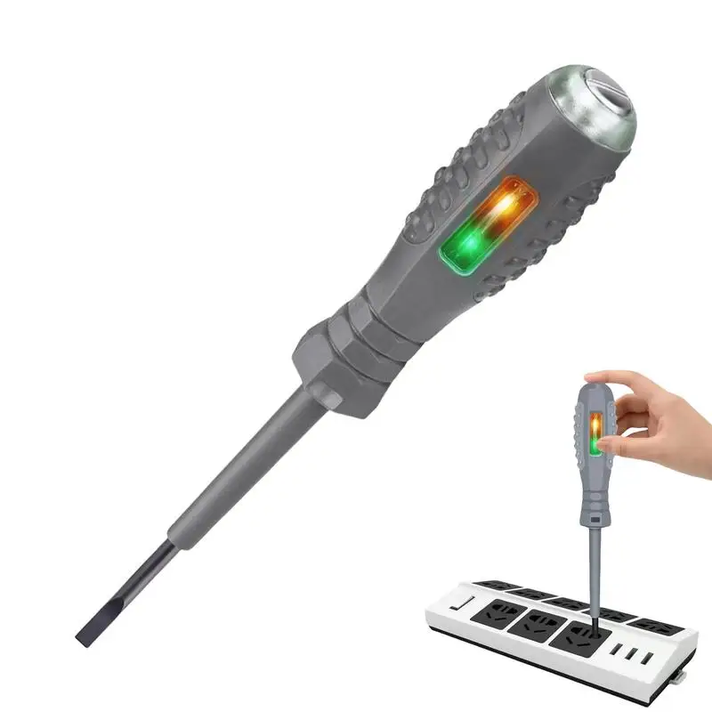 Screwdriver Electricity Detector 2-in-1 Light Display Voltage Test Pen Screwdriver Tool For Electricity Detection