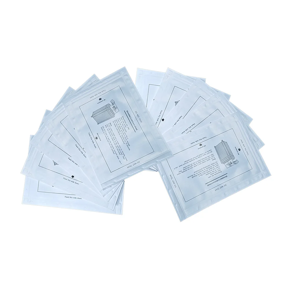 10-Sheet Shredder Maintenance Sheets，Lubricant-Infused for Office & Home Use, Easy to Use, Extends Shredder Life