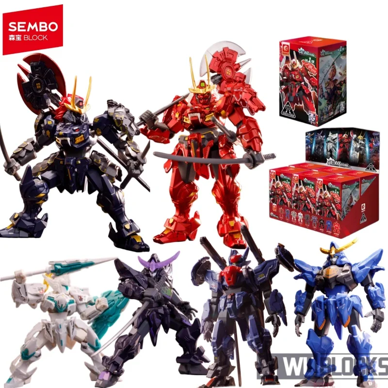 

SEMBO BLOCK Building Block Man Ancestor Effect Assembly Model Mobile Toys Collectible Ornaments Holiday Gifts