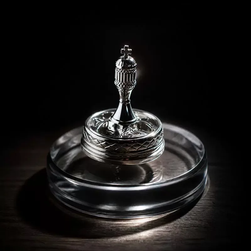 New Stainless Steel Spinning Top Hand Twisting Fidget Spinner Toy