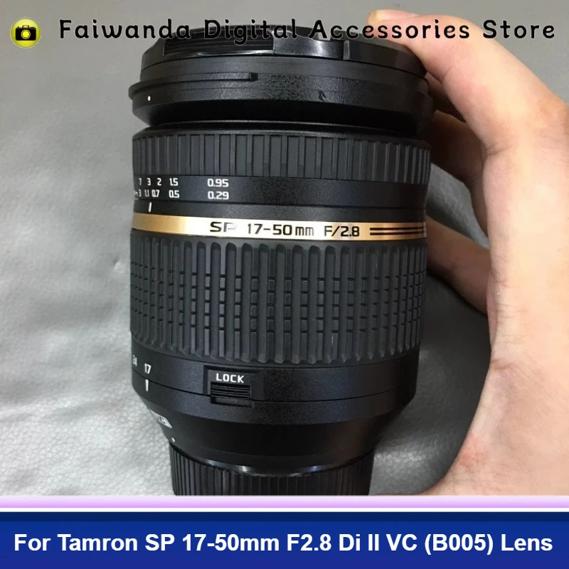 95% новый оригинальный широкоугольный зум-объектив Tamron SP 17-50 F2.8 B005 Di II VC для Canon и Nikon, совместимый с DSLR-камерами с матрицей APS-C.