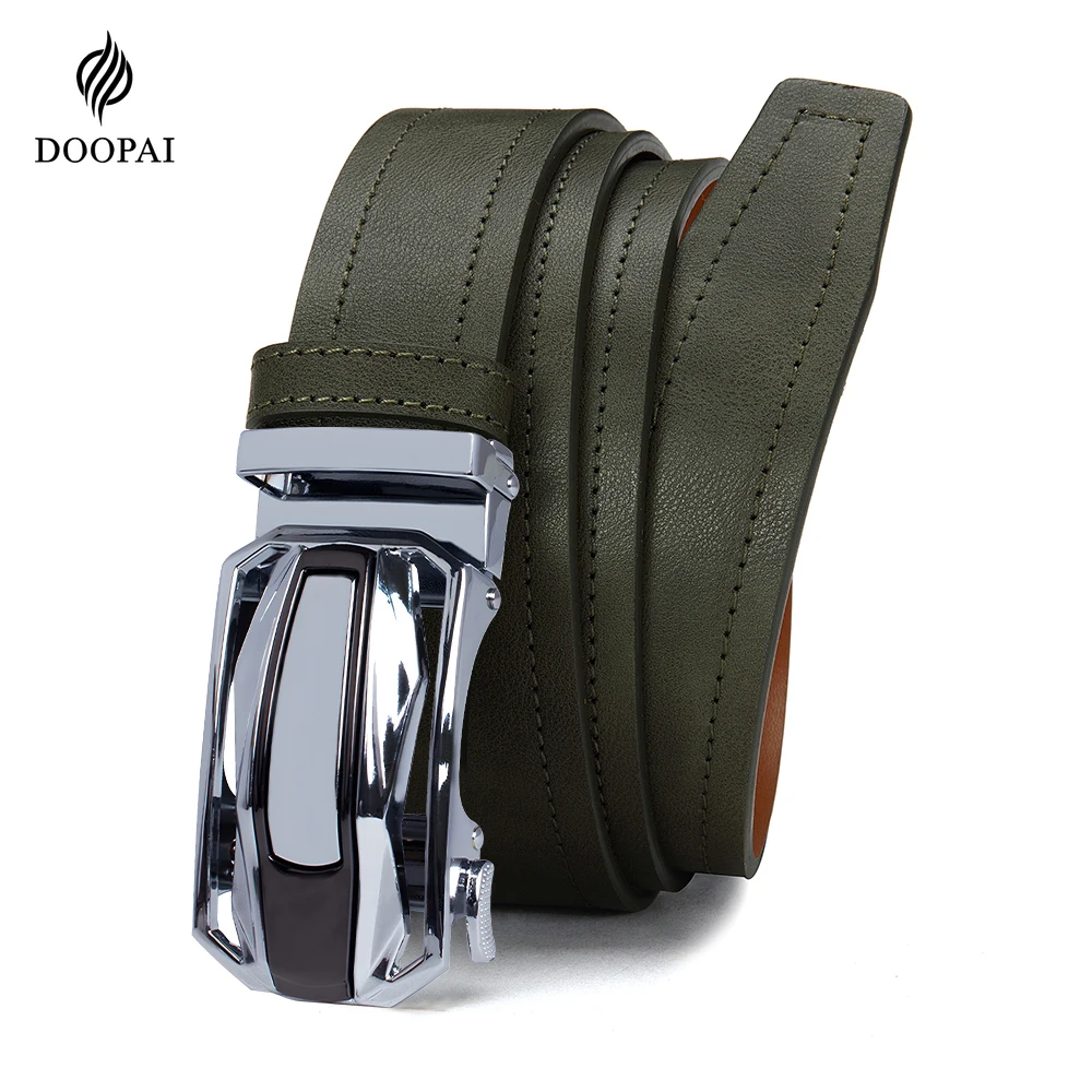 Mens Belt Automatic Metal Alloy Buckle Mens Belt High Quality PU Luxury Belt for Men Belt Strap Male High Quality Designers