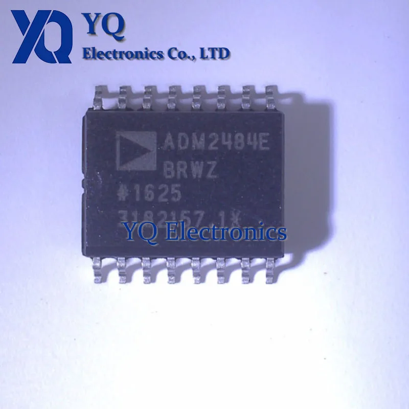 10PCS/lot New OriginaI ADM2484EBRWZ-REEL7 SOIC-16 Full/Half Duplex RS-485 Transceiver Chip