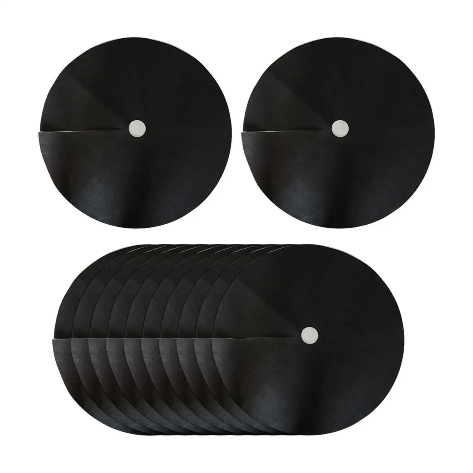 12 Pieces Tree Mulch Ring Mulch Ring Mat Prevent Animal Dig Heavy Duty Tree Guards for Grass Gardening Garden Outdoor Patio