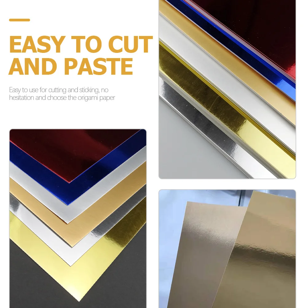 DIY الحرفية 25 ورقة الذهبي اوريغامي ورقة للطي سكرابوكينغ الحرف اليدوية اوريغامي ورقة لأوراق قابلة للطي #2