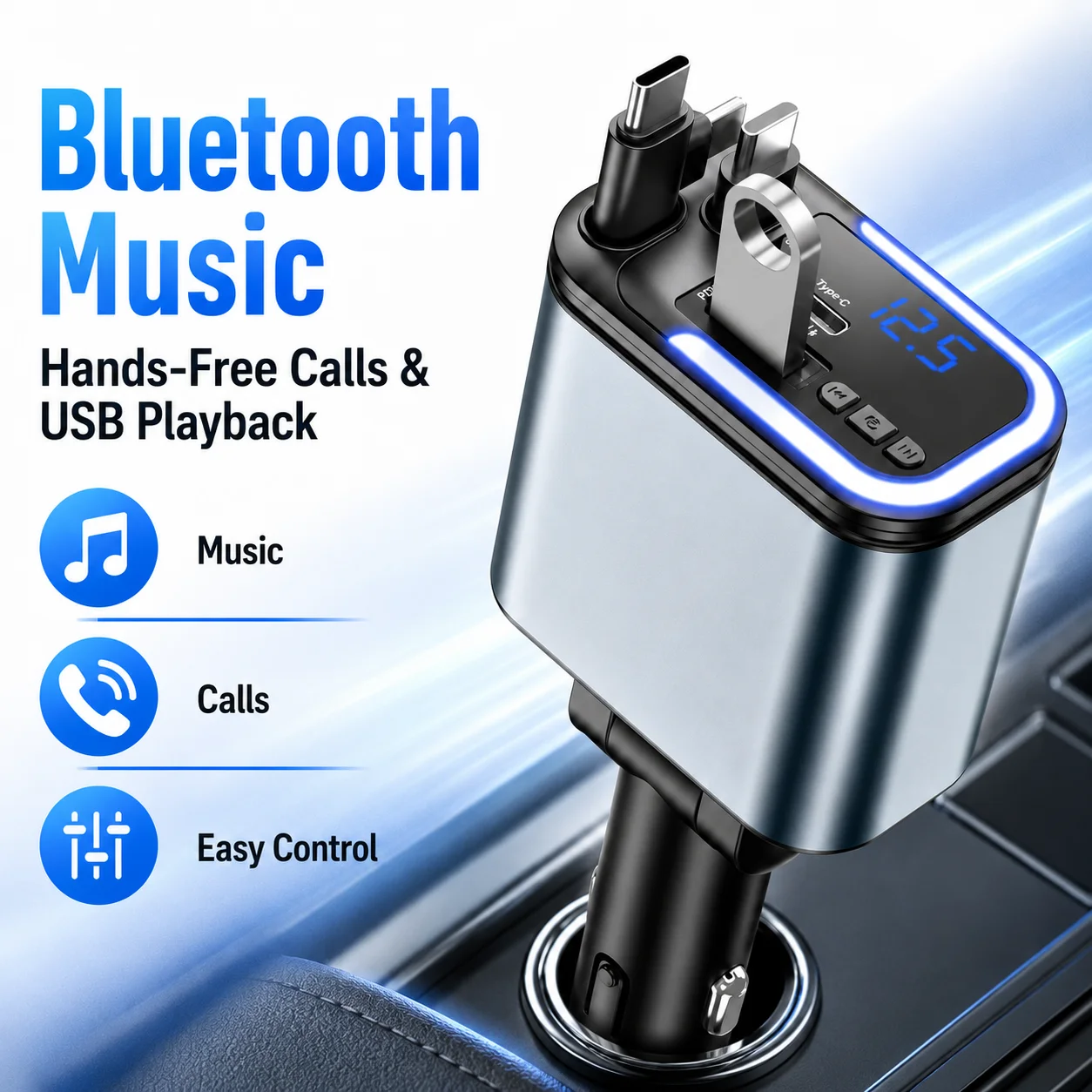 180W Car Charger with Dual Ret - Fast Charging Cable 评论和价格