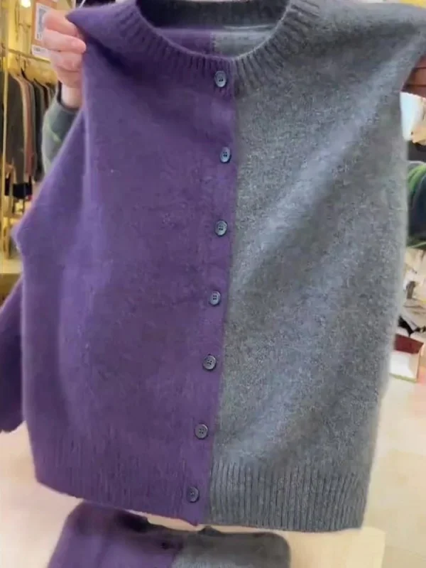 

Мужской вязаный свитер большого размера, 2300 руб., модный дизайн, цветной, свободный крой, длинный рукав, осенне-зимний, повседневный стиль