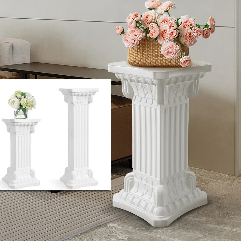 

Roman Pillar Road Lead Columns Wedding Stand Cake Plastic Greek Plastic Furniture Mini Holder Ancient Pillars Decoration