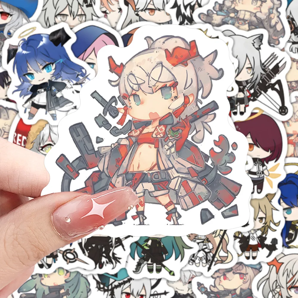 

10/30/60PCS Q version Arknights Game Stickers Funny Cartoon Cute Graffiti Decals Waterproof Toy DIY Scrapbook Luggage Water Cup