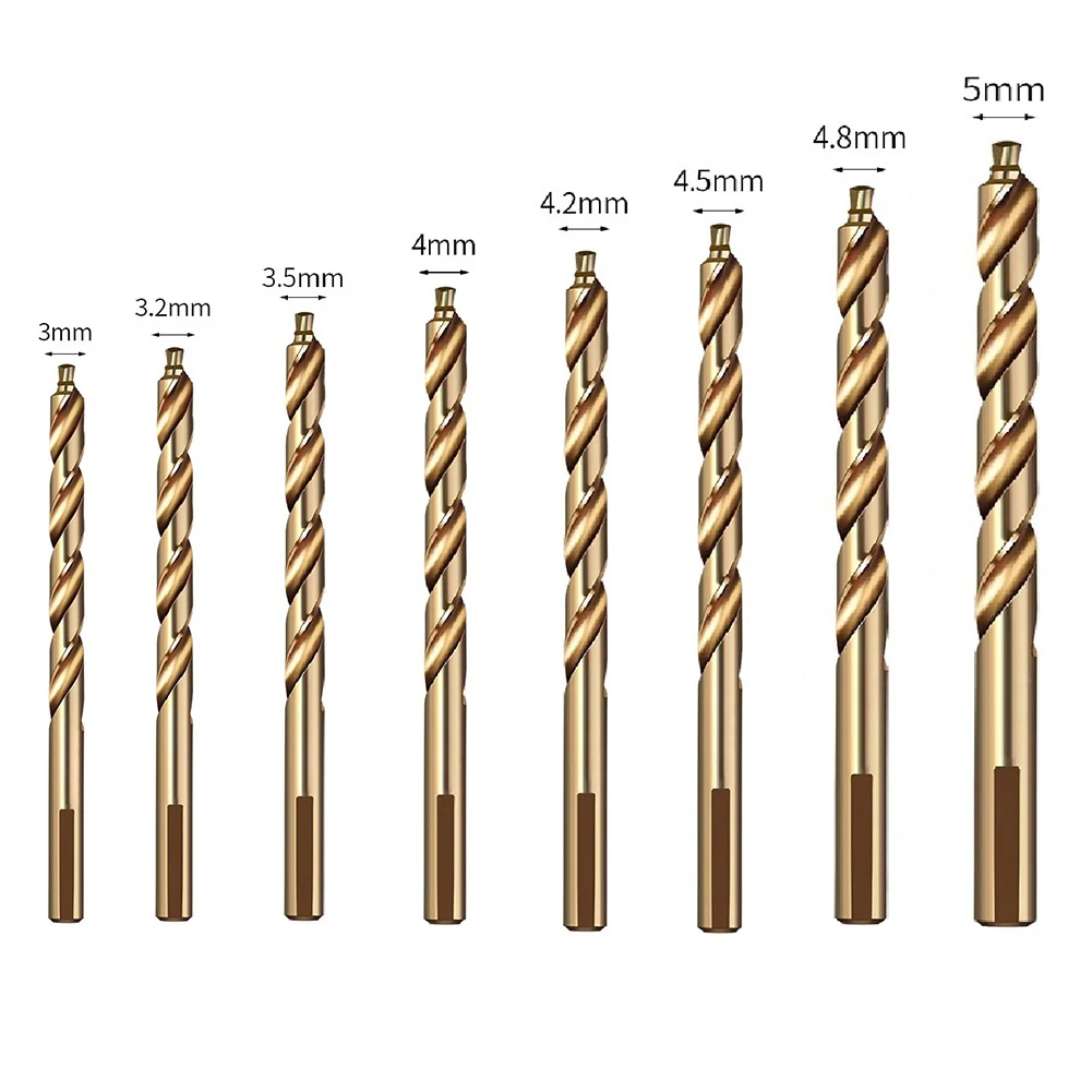 High-Speed Steel Drill Bits M35 Drill Bits For Home Improvement Easy Positioning Fast Drilling Speed High Precision