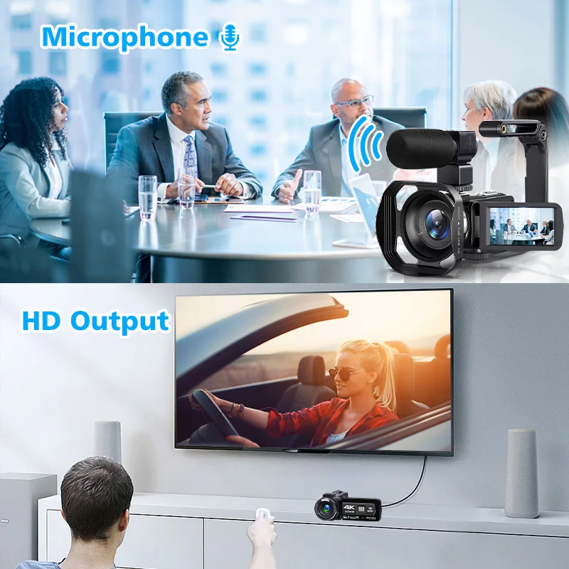 Accessori per fotocamera DSLR della migliore qualità Set fotografico Cina Fotocamera 8K Videocamera professionale 1000Fps per le aziende