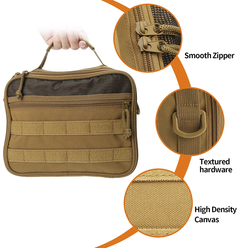 New Multifunctional Tool Bag Molle System Small Nylon Storage Tools Bag Portable Electrician Hardware Bag with Pocket Durable