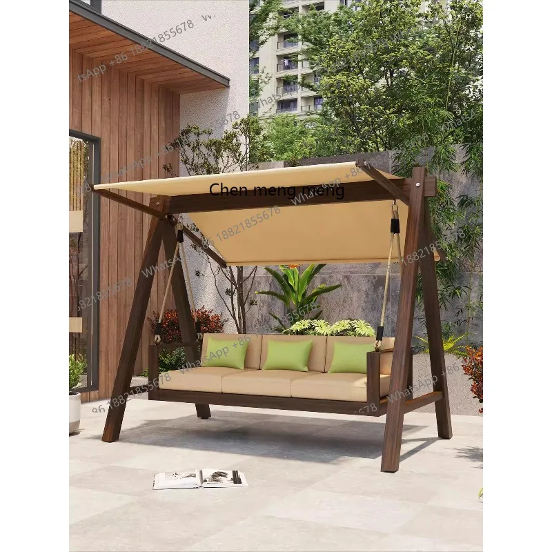 

Уличное подвесное кресло-качели из алюминиевого сплава для виллы, сада, открытой террасы, балкона, домашнего отдыха