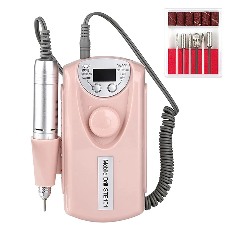 

30000RPM Electric Sander for Nail Beauty Small Repair Nail Polish Remover Rechargeable Portable Nail Sander Manicure Machine