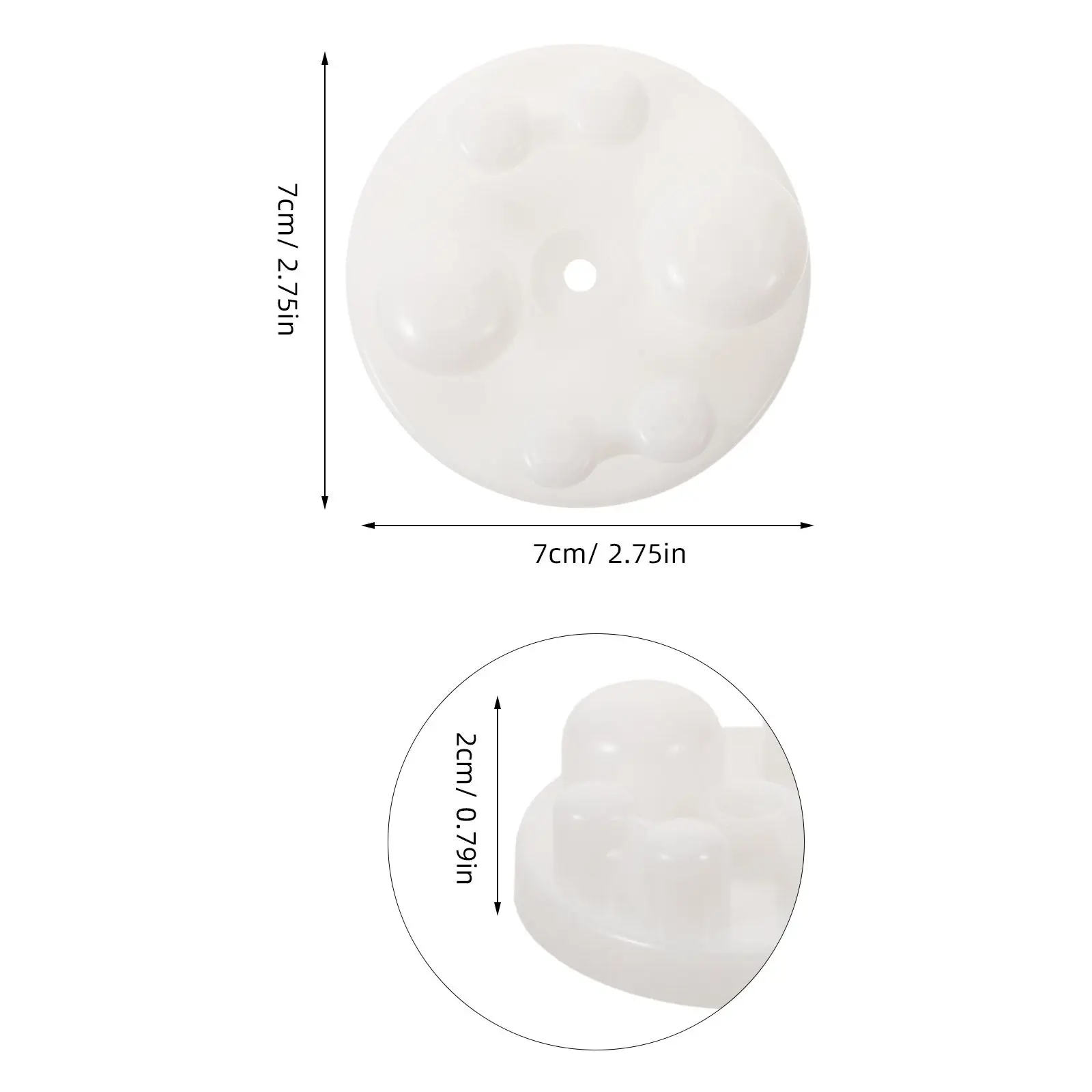 Massage Chair Plastic Ball Head Replacement Roller Part for Recliner Chair Repair Full Body Kneading Massage Roller Unit