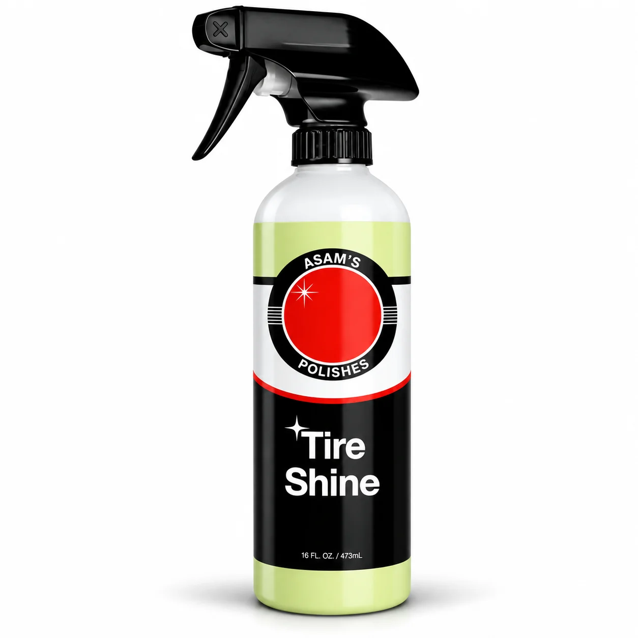 Tire Shine Spray 16 oz – High Gloss Tire Dressing, Long Lasting Wet Look, Non-Greasy Formula for Cars, Trucks and SUVs
