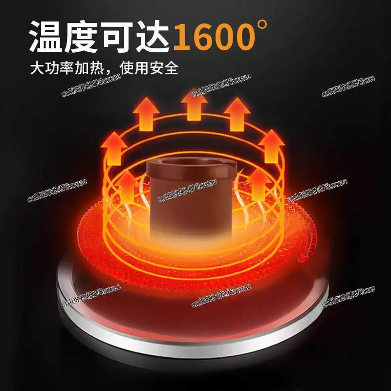 Intermediate Frequency Gold Melting Furnace 1600 Degree High Temperature, Silver, Copper, Iron and Aluminum  Dissolving Machine
