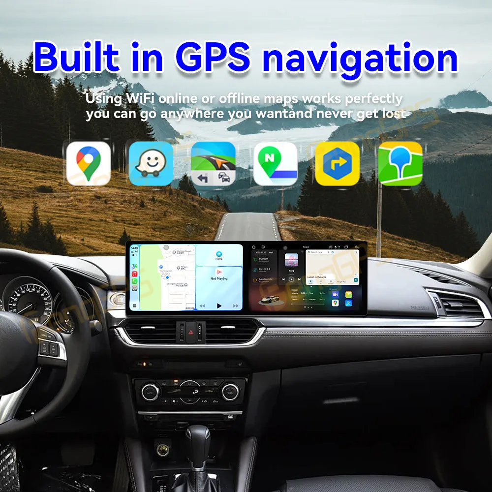 Dual 10.1" Screen Car Radio For Mazda Atenza 2017-2019 Android 15 Multimedia Player GPS Navigation Auto DSP Stereo Carplay Host view 6