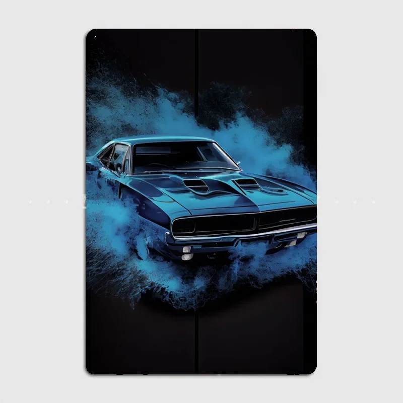 Charger Daytona Classics Car Poster Retro Metal Sign Posters Room Decoration Indoor Custom Decor Home Decor Wall Decorations