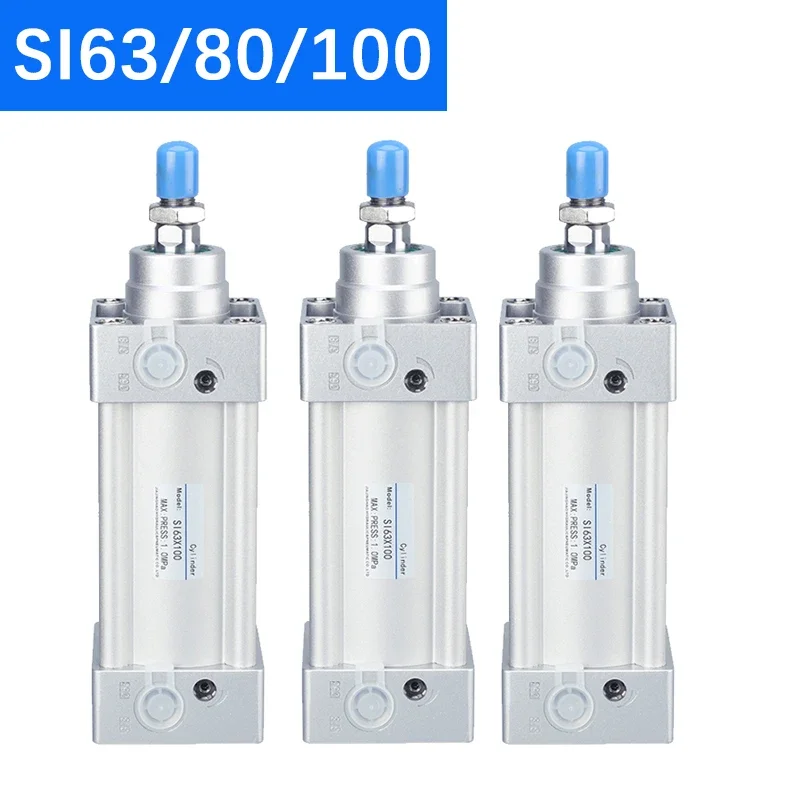 

High Quality SI Series Pneumatic Cylinder, Bore63mm/80mm/100mm, Stroke 50/100/150/200/250/300/350/400/1000mm