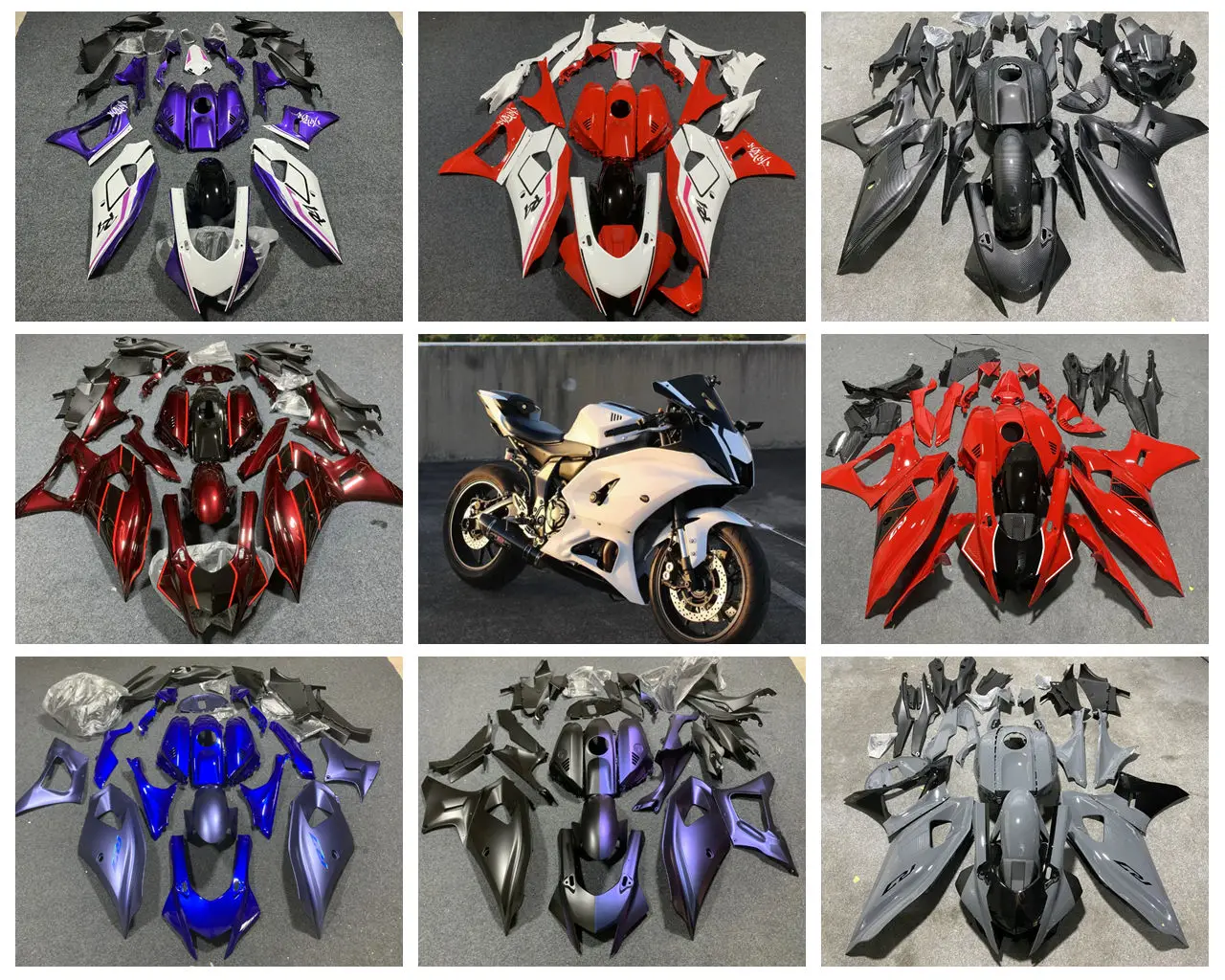 NEW ABS Fairings Kits Fit For Yamaha YZF R7 2022 2023 2024 22 23 24 Bodywork Set Custom Blue Black