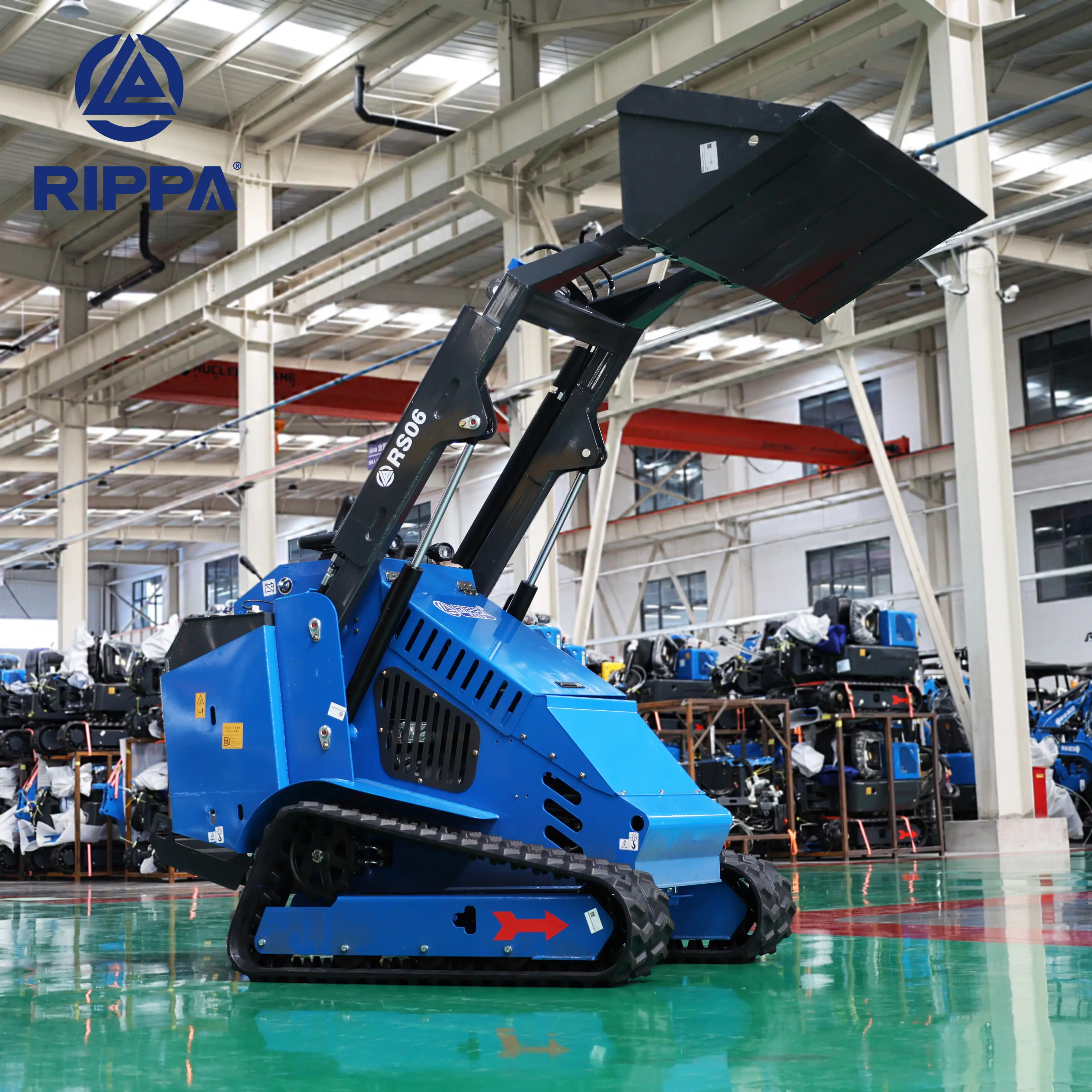 Factory Remote Control Mini Snow Thrower Blower Snowplow Skid Steer Loader Snow Sweeper view 2