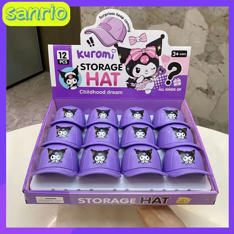 

Новый продукт: кукла Sanrio Kuromi, слепая коробка, милый мультяшный брелок, украшение, загадочная шляпа, подвеска ручной работы, оптовая продажа