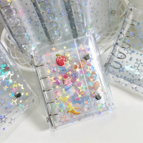 Rainbow Star Refillable Sticker Binder