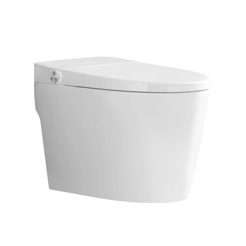 New Japanese Internet celebrity smart toilet pure white ultraviolet no water pressure limit automatic flip foam shield