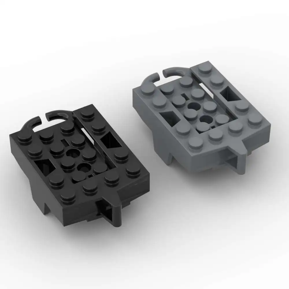 MOC 1PCS 26021 Vehicle Base 4x5 Roller Car Building Blocks Railway Train Chassis Bricks Particle DIY Toys Adult Birthday Gift
