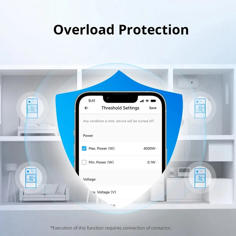 SONOFF مقياس الطاقة اللاسلكي POWCT POW عالي الدقة واي فاي كاشف التيار متر مقياس الطاقة درجة المحول