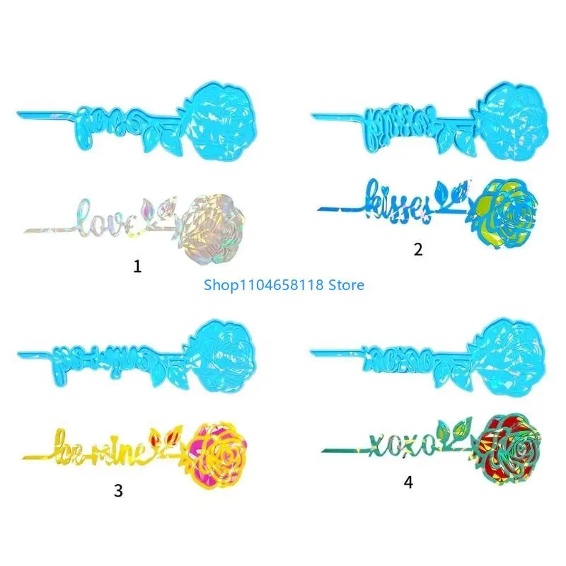 Versatile Silicone Rose Ornament Moulds Silicone DIY Craft Molds Silicone Material Suitable for Designing Rose Ornaments