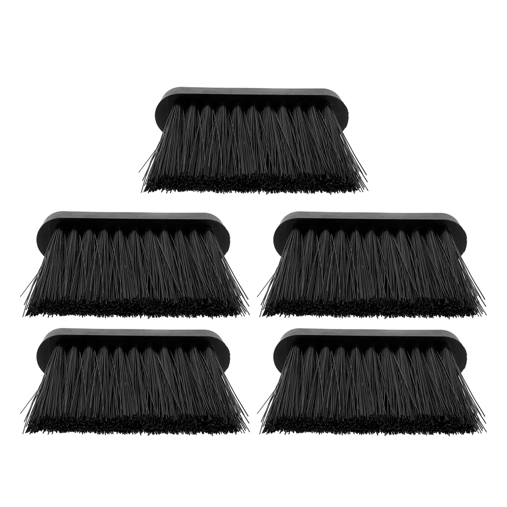 مجموعة مكنسة خفق الموقد مكونة من 5 قطع، فرشاة تنظيف المدخنة لأداة موقد الخشب لإزالة الرماد والغبار