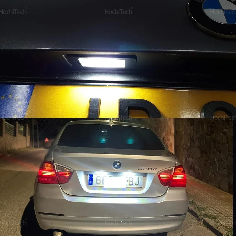 12V LED Number License Plate Light Lamps White Led CANBUS For BMW 1 3 5 x Series E82 E88 E90 E91 E92 E93 E39 E60 X5 E70 X6 E71 - Image 4