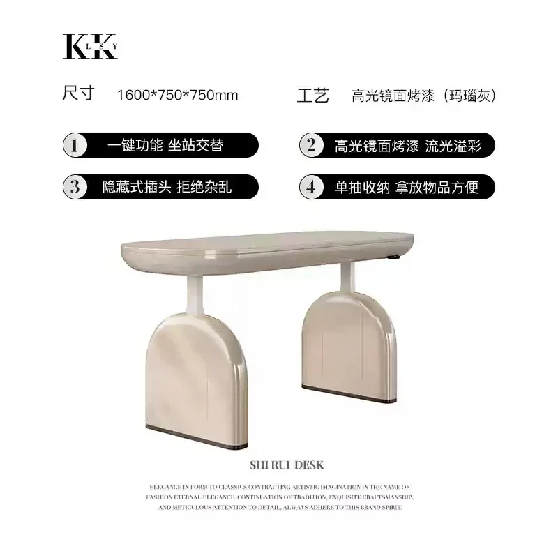 Makeup Vanity Computer Desk Bedroom Notebook Nail Office Living Room Coffee Table Storage Console Study Bureau Furniture