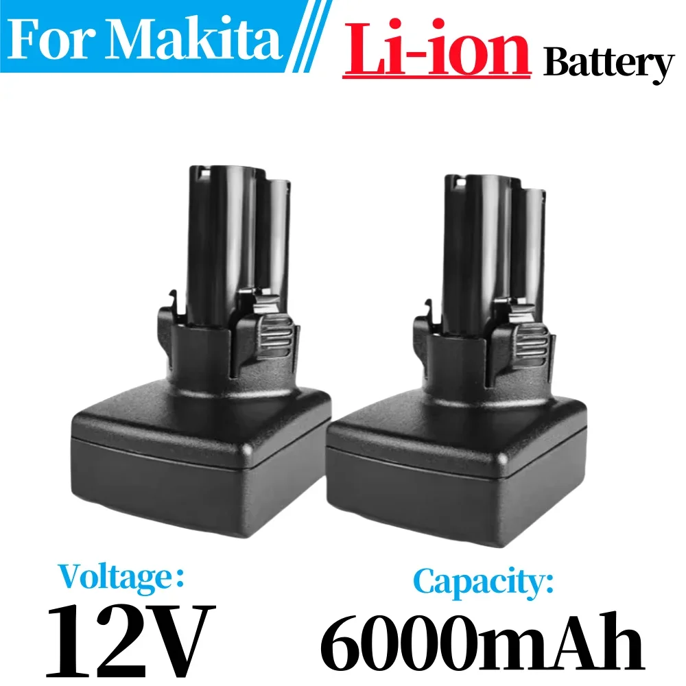 BL1013 10.8V for makita BL1014 12V 6000mAh Max Lithium Battery TD090DW 194551-4 TD090D LCT203W LCT204 194550-6 DF030D