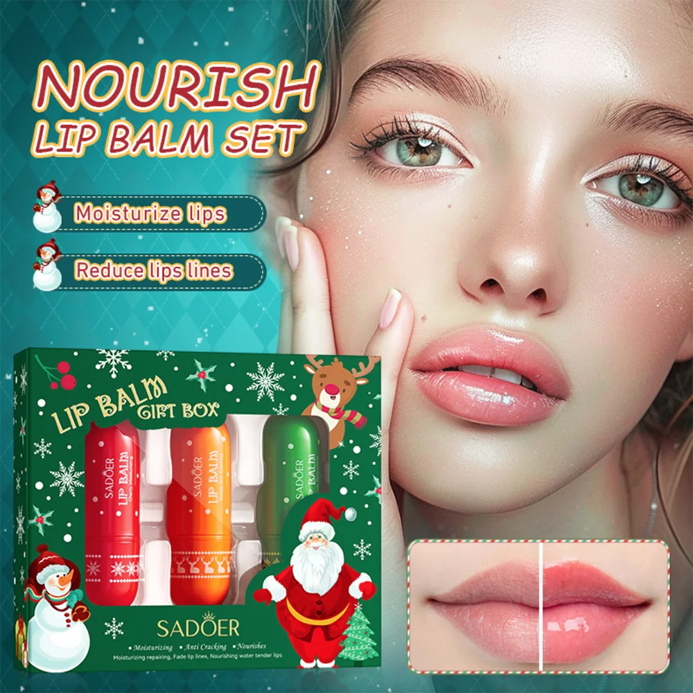 

Christmas Gift Vaseline Lip Balm Set Moisturizing Balsamo Para Cacao Labios Hidratante Labial Levre Rose Eclaircissant Rapide