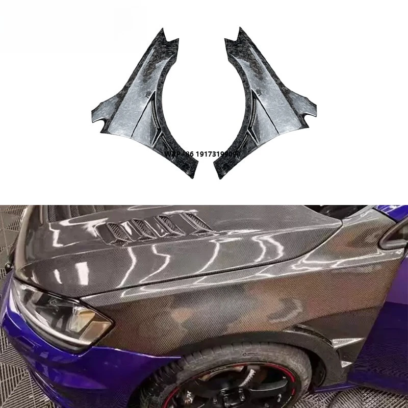 

Forged Carbon Fiber Golf 7 Fenders for Golf 7 7.5 GTI MK7 Upgrade Car Side Vent Air Flow Fender Intake Performance Ki