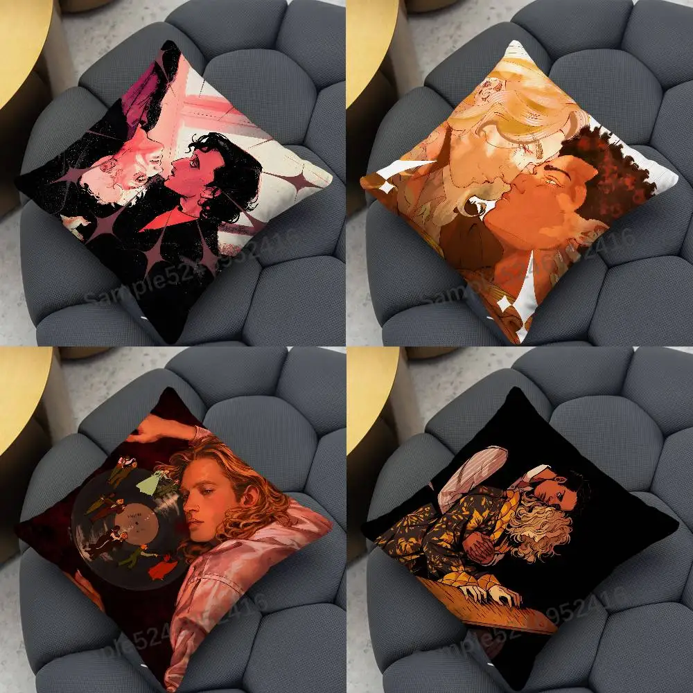 I-Interview With The Vampire IWTV  Square Cushion Pillow Case Sofa  Bedroom/Living Room Backrest Multiple Sizes Washable Covers