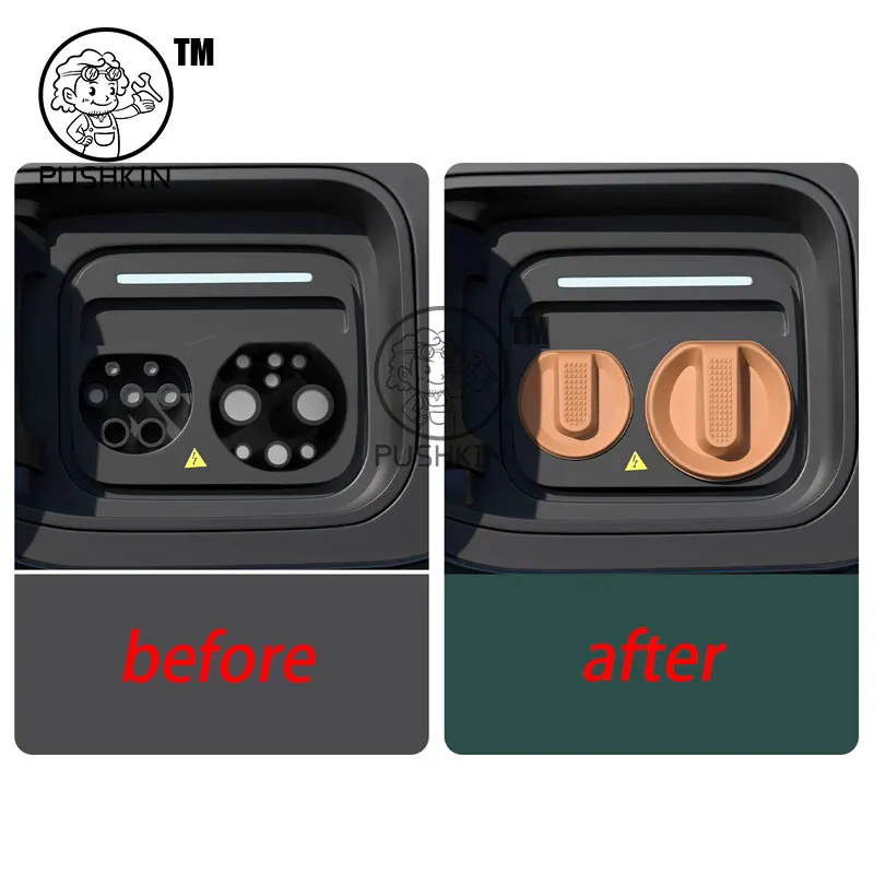 For ZEEKR 9X 2025 2026 Car Charging Port Protection Cover Waterproof Anti-dust Rubber Cover Accessories