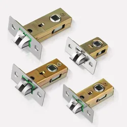 Bathroom  Silence lock body Single tongue lock Hole pitch25mm 30mm 35mm 45mm 50mm 60mm 70mm  doorhome Hardware