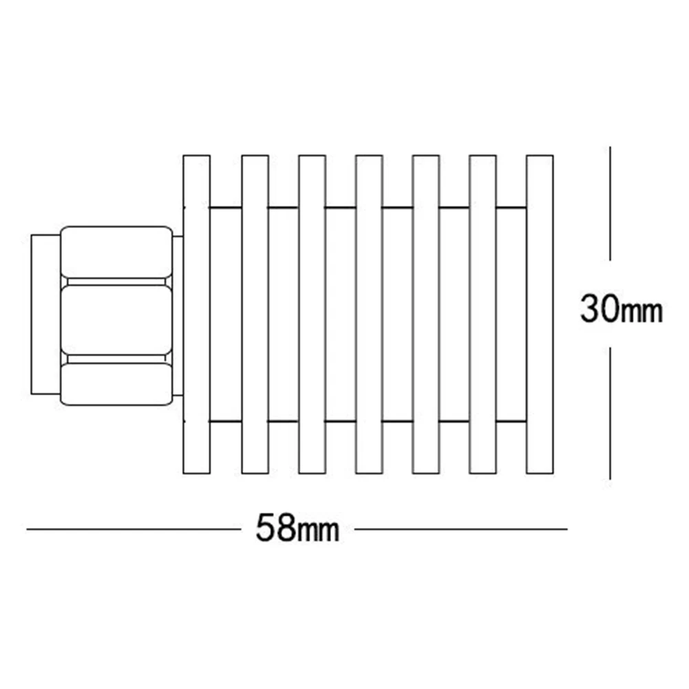 RF For Various Applications DC GHz Frequency Range Dummy Load Impedance Of Ohms Low Standing Wave Ratio Mm Ohm