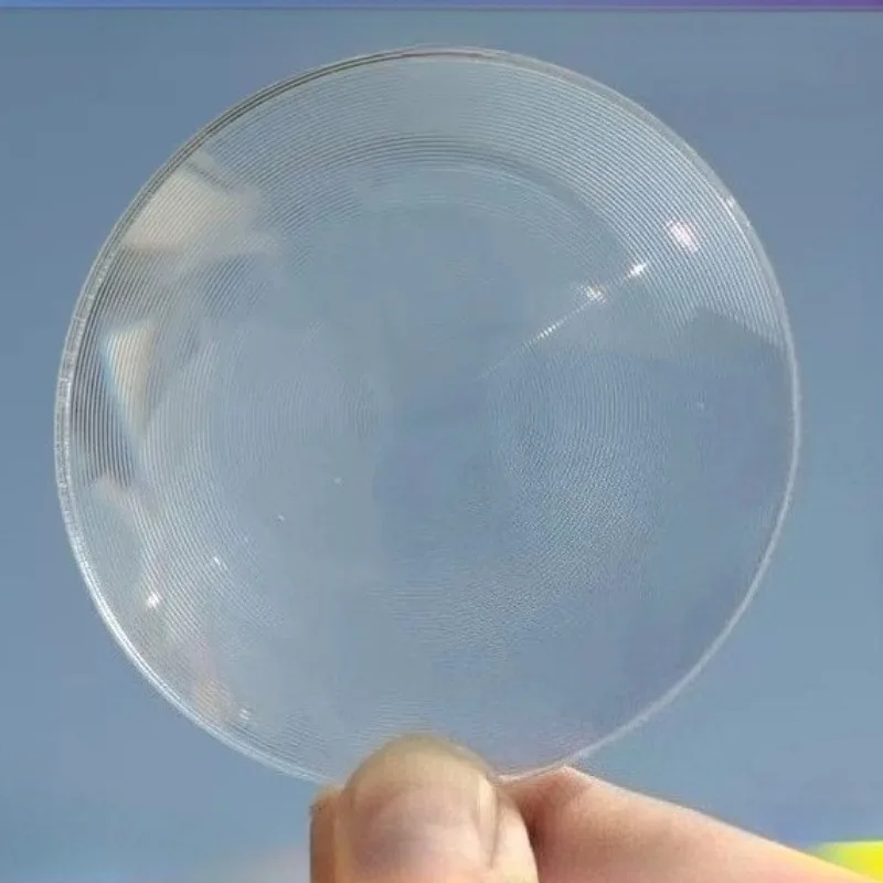 

80mm diameter Fresnel lens, LED illumination, fine threaded lens, optical circular lens, Fresnel condenser lens