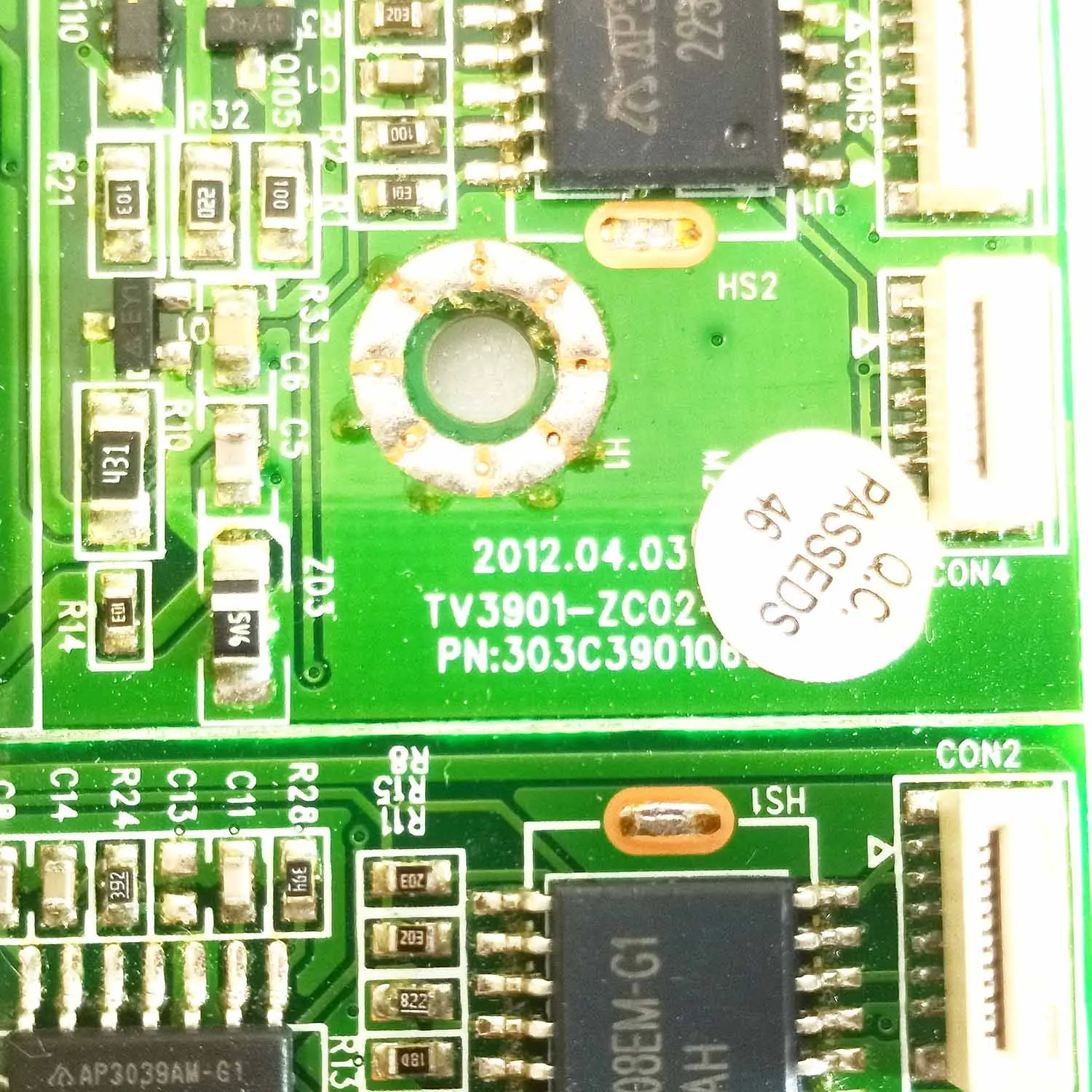 Hoogspanningsbalk E31076 CH-D Cqc KB-6160 Inverter Msc ZY-TL0147