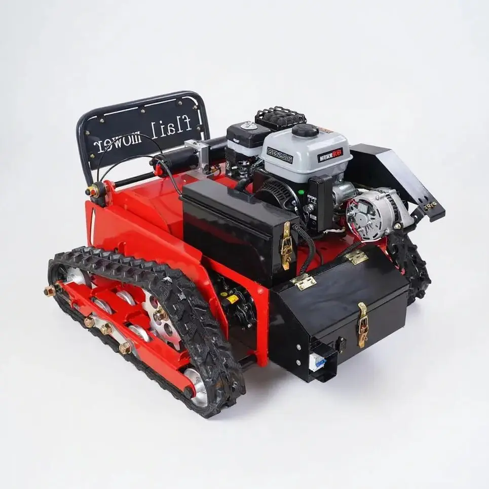 Four-Stroke Lawn Mower Self Propelled Remote Control Mini Lawn Mower Garden Use Professional Grass Cutter customized