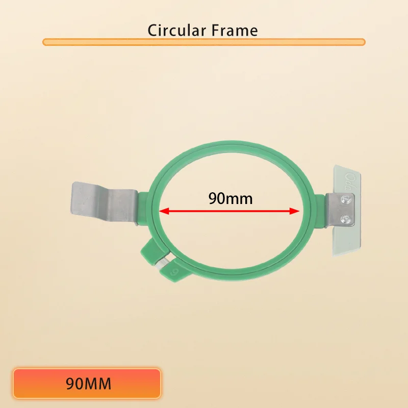 90 / 120 / 150 / 180 / 210 Mm Circular Frame For Tajima / Barudan / Chinese Embroidery Machine